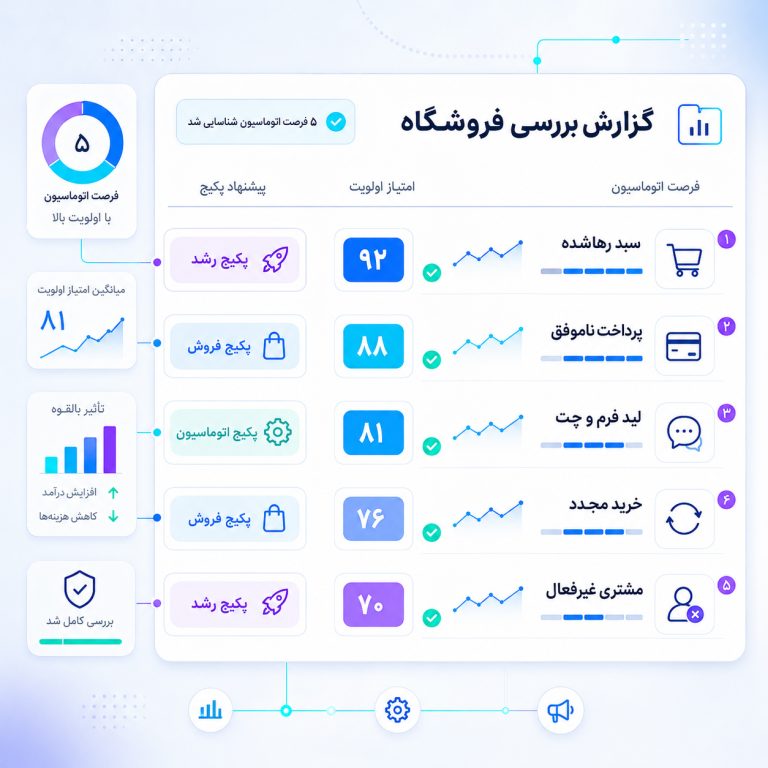 گزارش بررسی فروشگاه