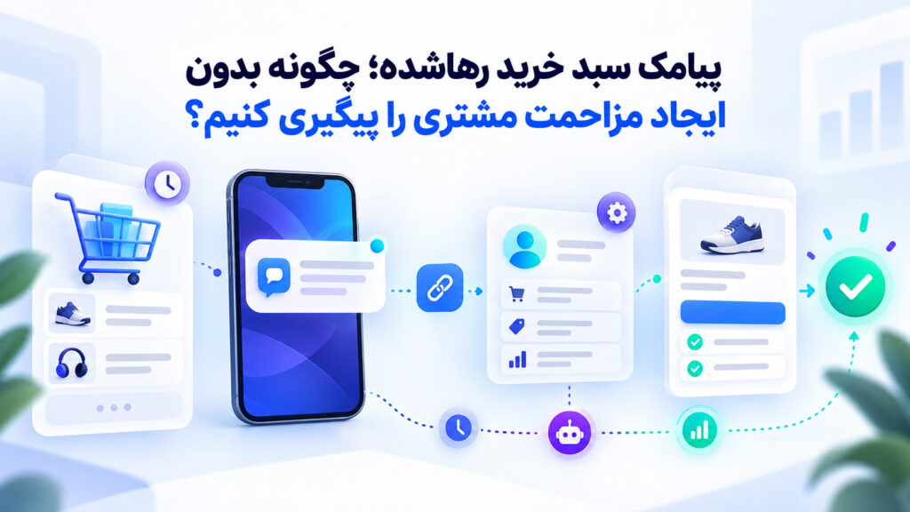سناریوی پیامک بازیابی سبد خرید رهاشده در کنار CRM